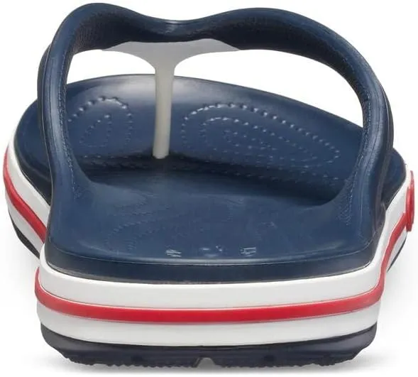 Crocs Bayaband Navy/Pepper Flip Flop - Comfort Shower Shoes M 8 / W 10