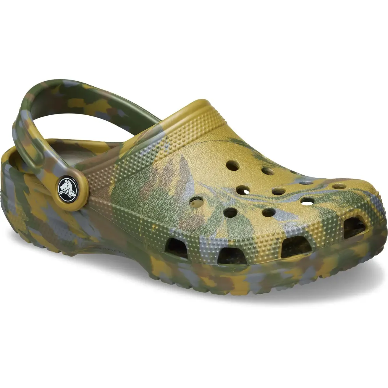 CROCS CLASSIC MARBLED CLOG - ALOE/MULTI