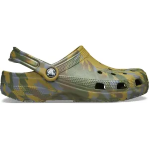 CROCS CLASSIC MARBLED CLOG - ALOE/MULTI