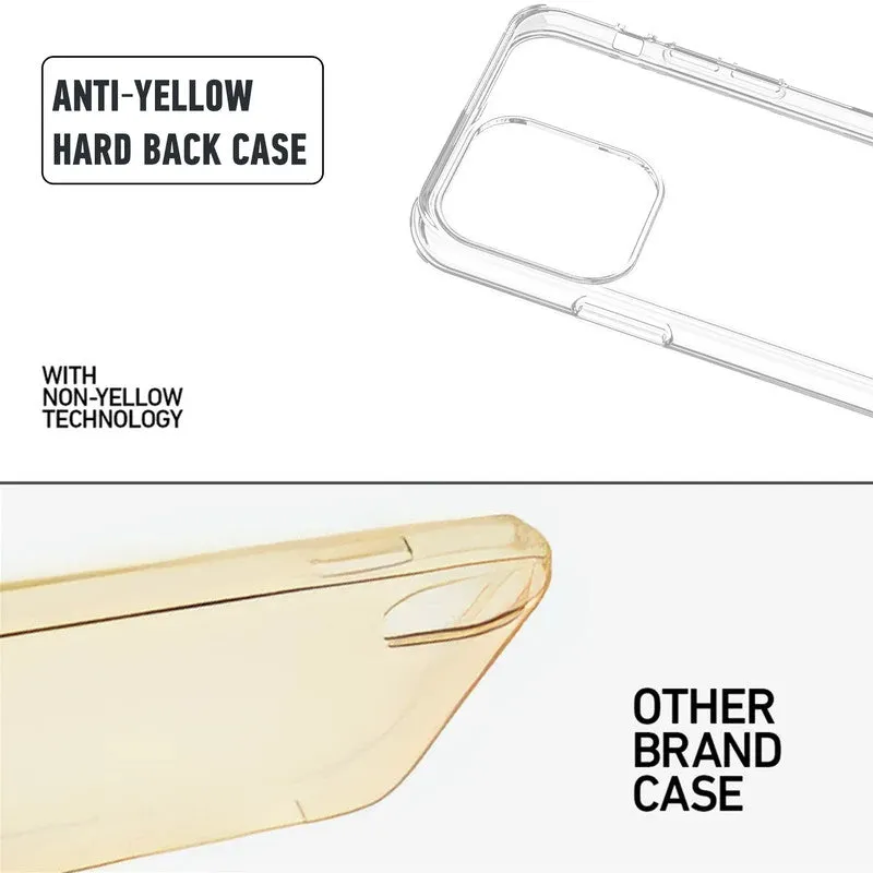 Crystal Clear Hard Back Anti-Yellowing Phone Case For Apple iPhone 14 Pro