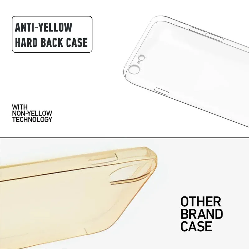 Crystal Clear Hard Back Anti-Yellowing Phone Case For Apple iPhone 6 Plus