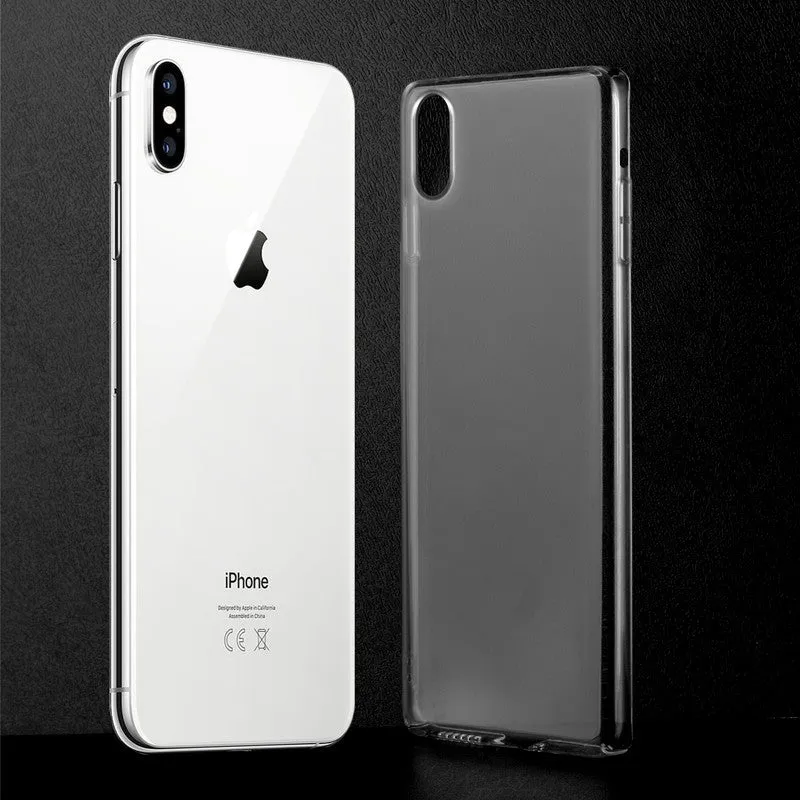 Crystal Clear Hard Back Anti-Yellowing Phone Case For Apple iPhone X