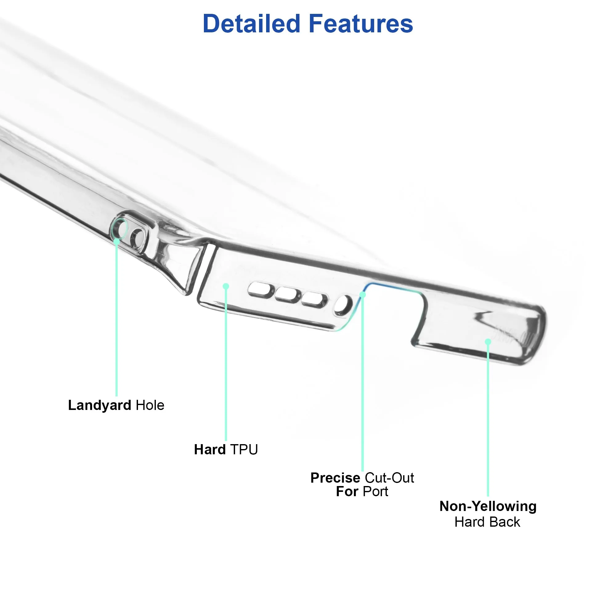 Crystal Clear Hard Back Anti-Yellowing Phone Case For CMF By Nothing Phone 1