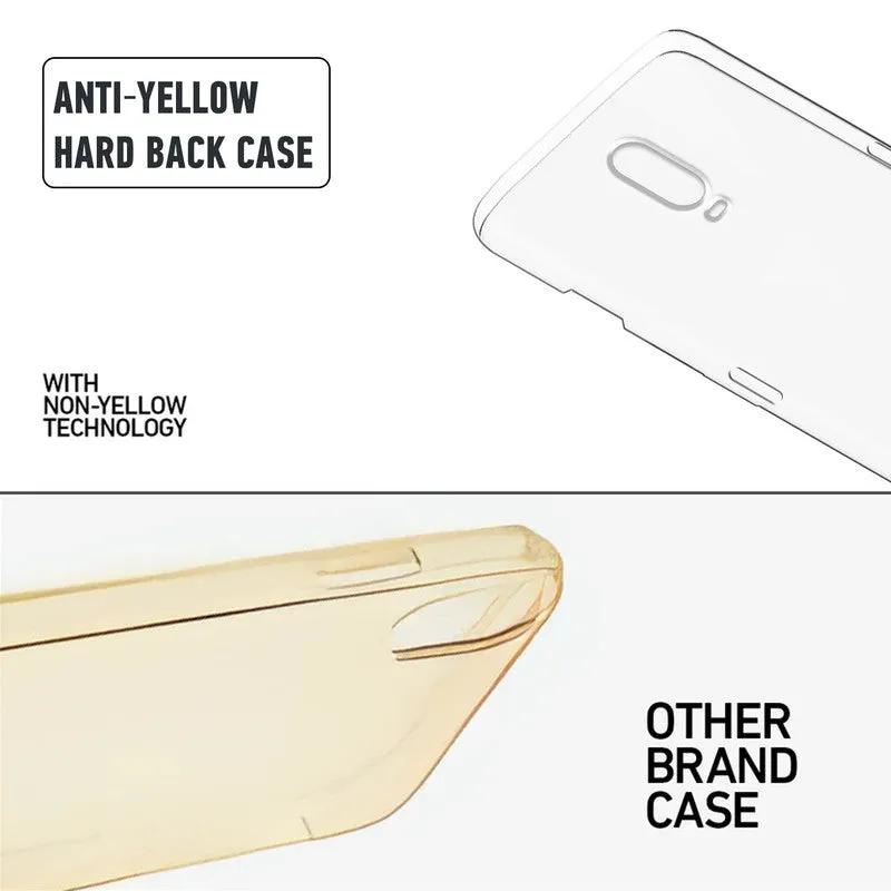 Crystal Clear Hard Back Anti-Yellowing Phone Case For OnePlus 6T