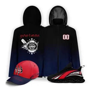 Custom Baseball Outerwear Hat and Shoes Combo Offer Personalized Combo ZH-E025023-18