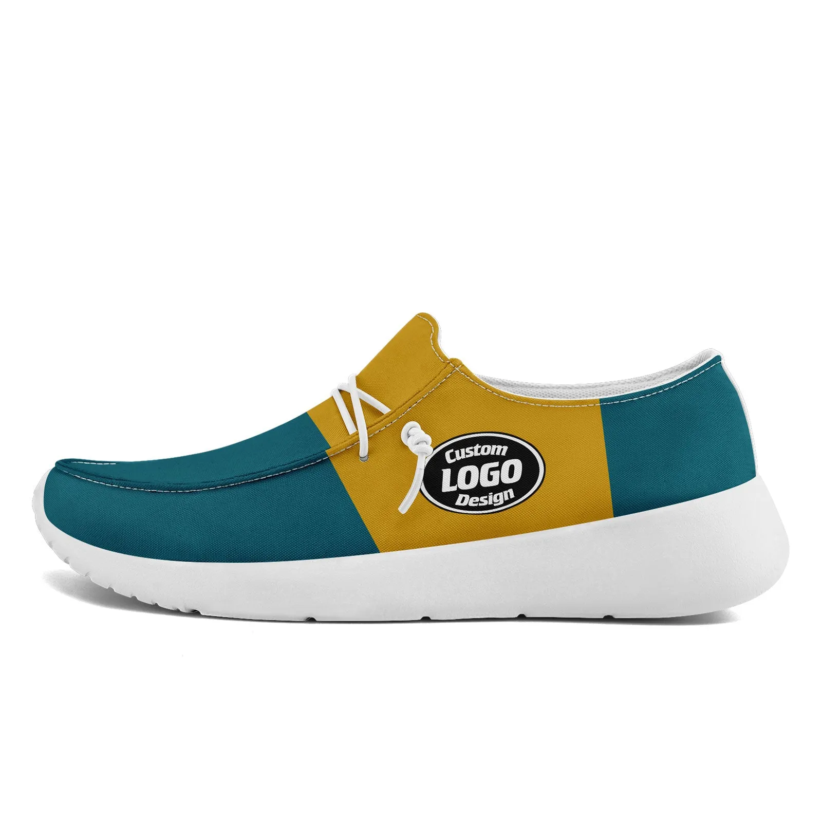 Custom Jacksonville Green Yellow Shoes Personalized Sneaker FN018-D020278-16