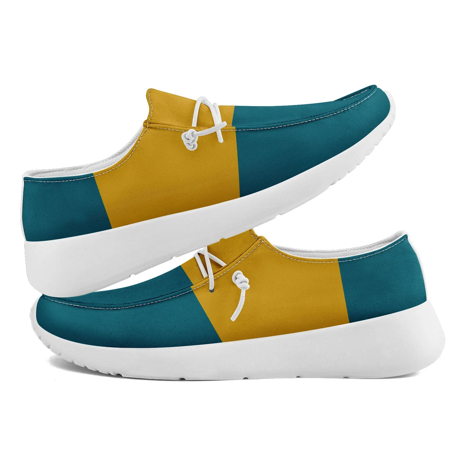 Custom Jacksonville Green Yellow Shoes Personalized Sneaker FN018-D020278-16