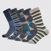 Dappled Iron Crew Socks 5 Pack