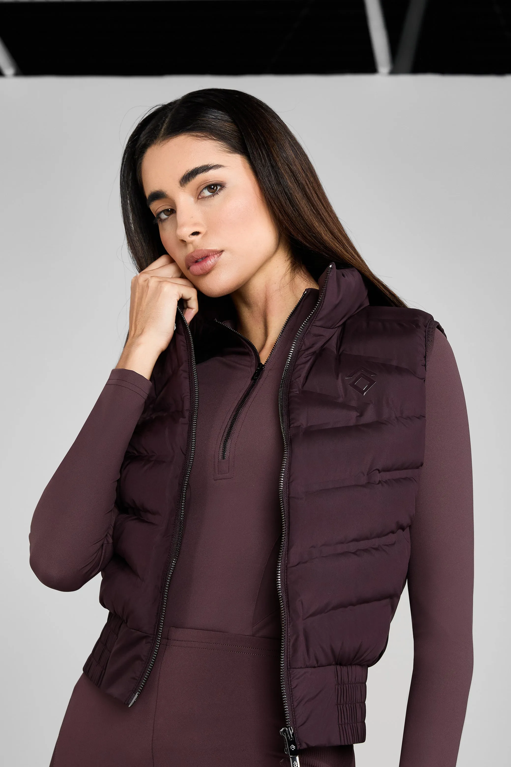 Deep Mauve Lightweight Gilet