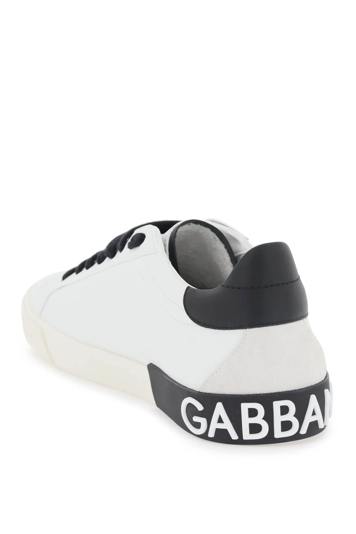 Dolce & gabbana portofino nappa leather sneakers