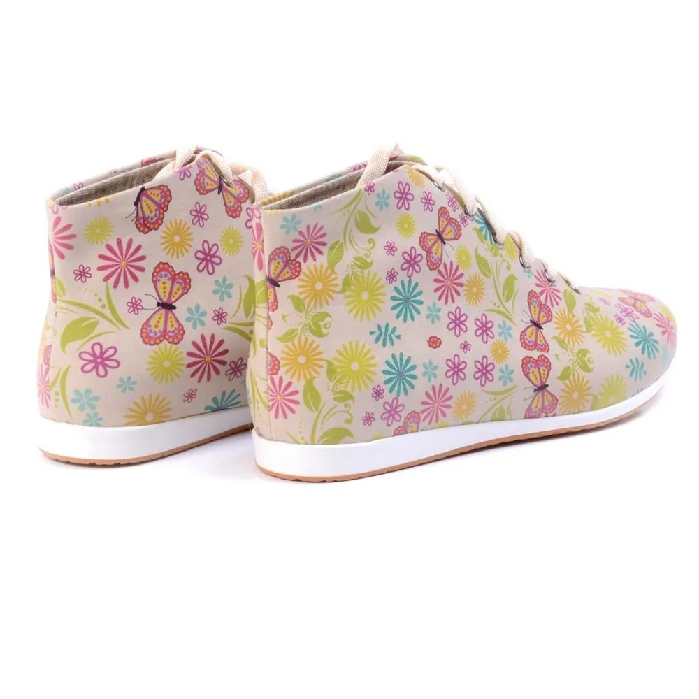 Flowers Short Boots LND1131