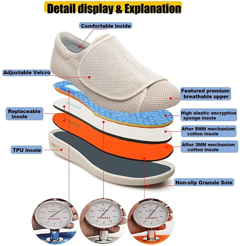 [FOR SWOLLEN FEET   PLUS SIZE] – Comfortable Unisex Wide Walking Shoes