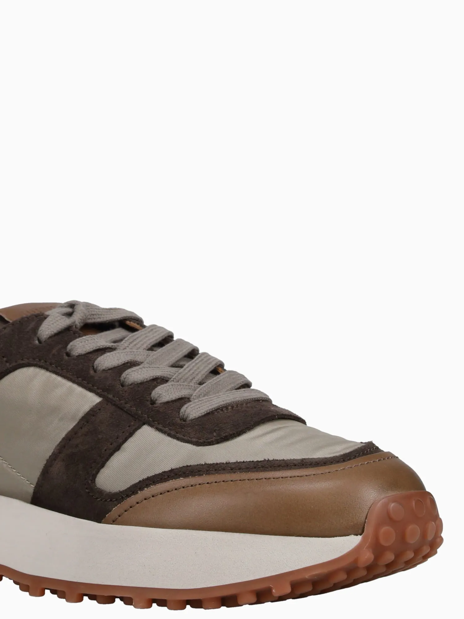 Futurba Beige Dk.brown nylon Suede