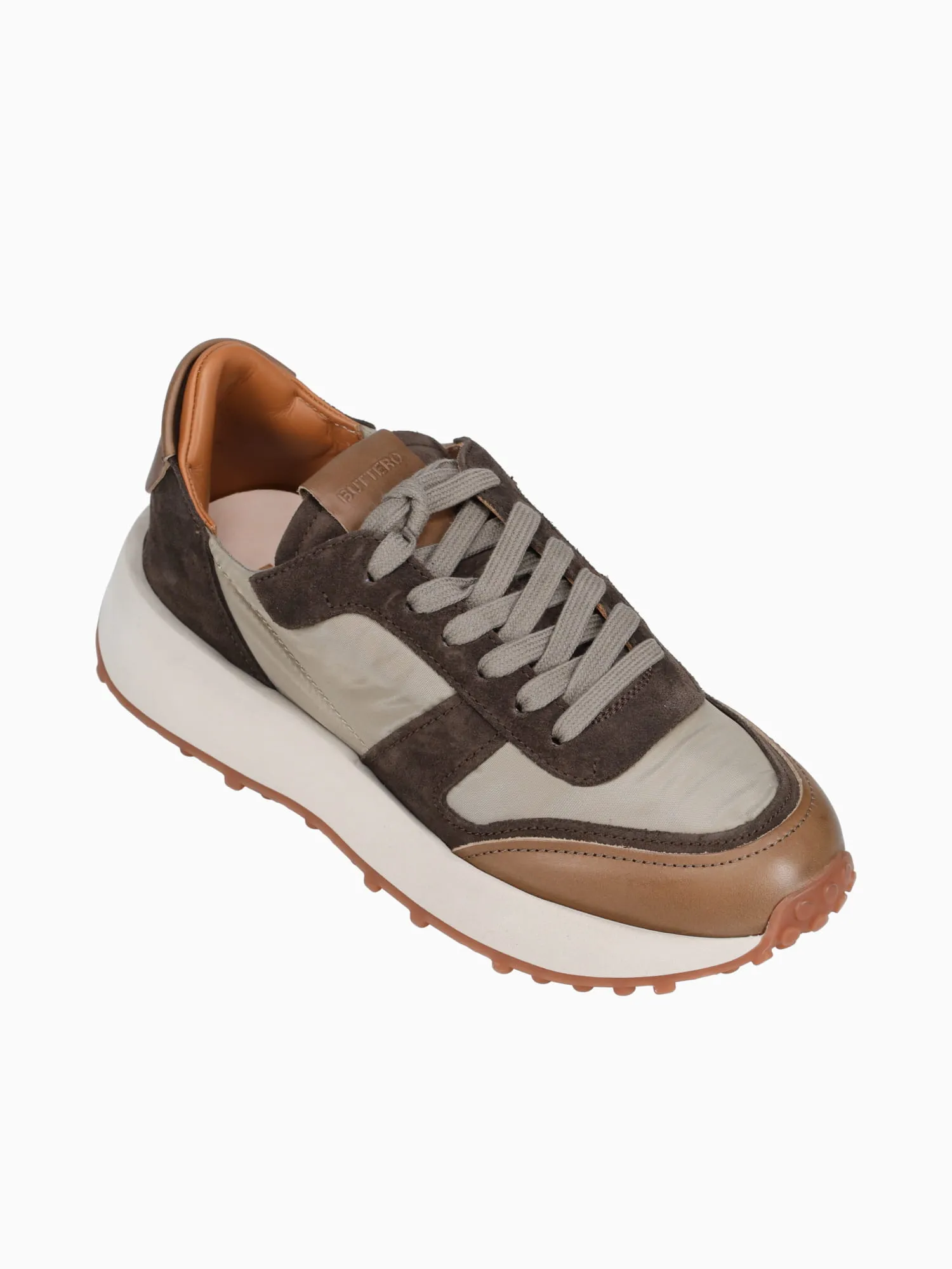 Futurba Beige Dk.brown nylon Suede