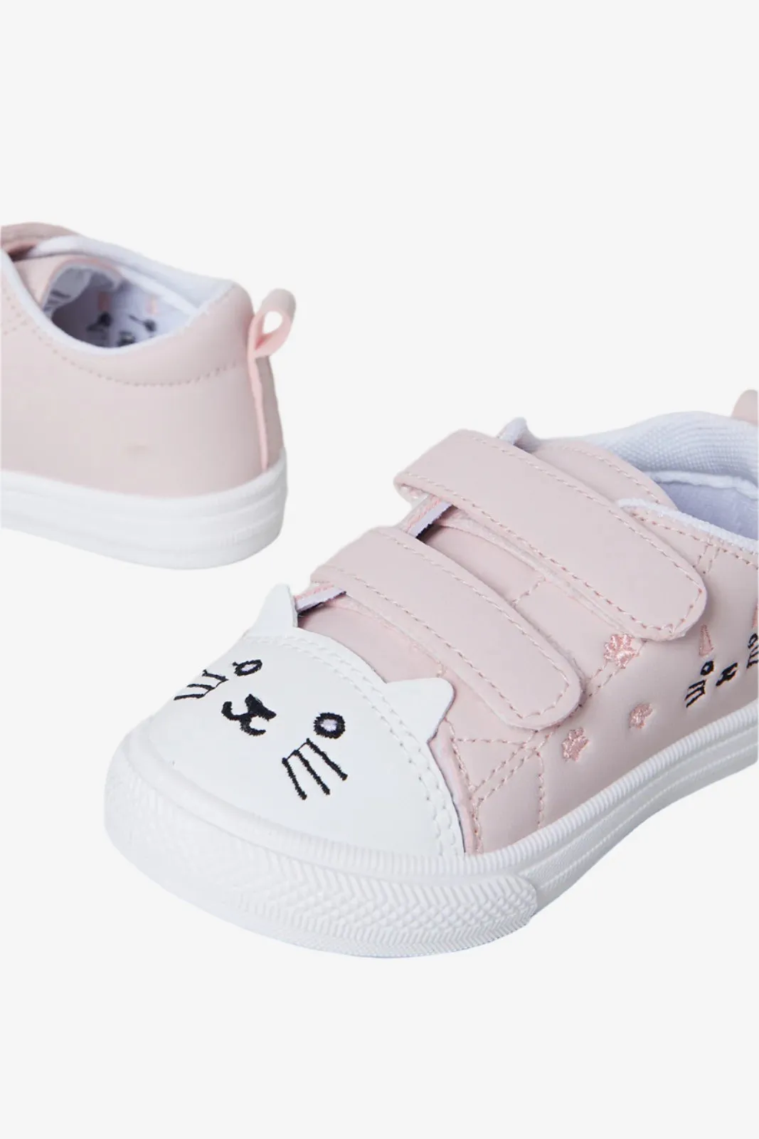 Girls Pink Bunny Themed Pump