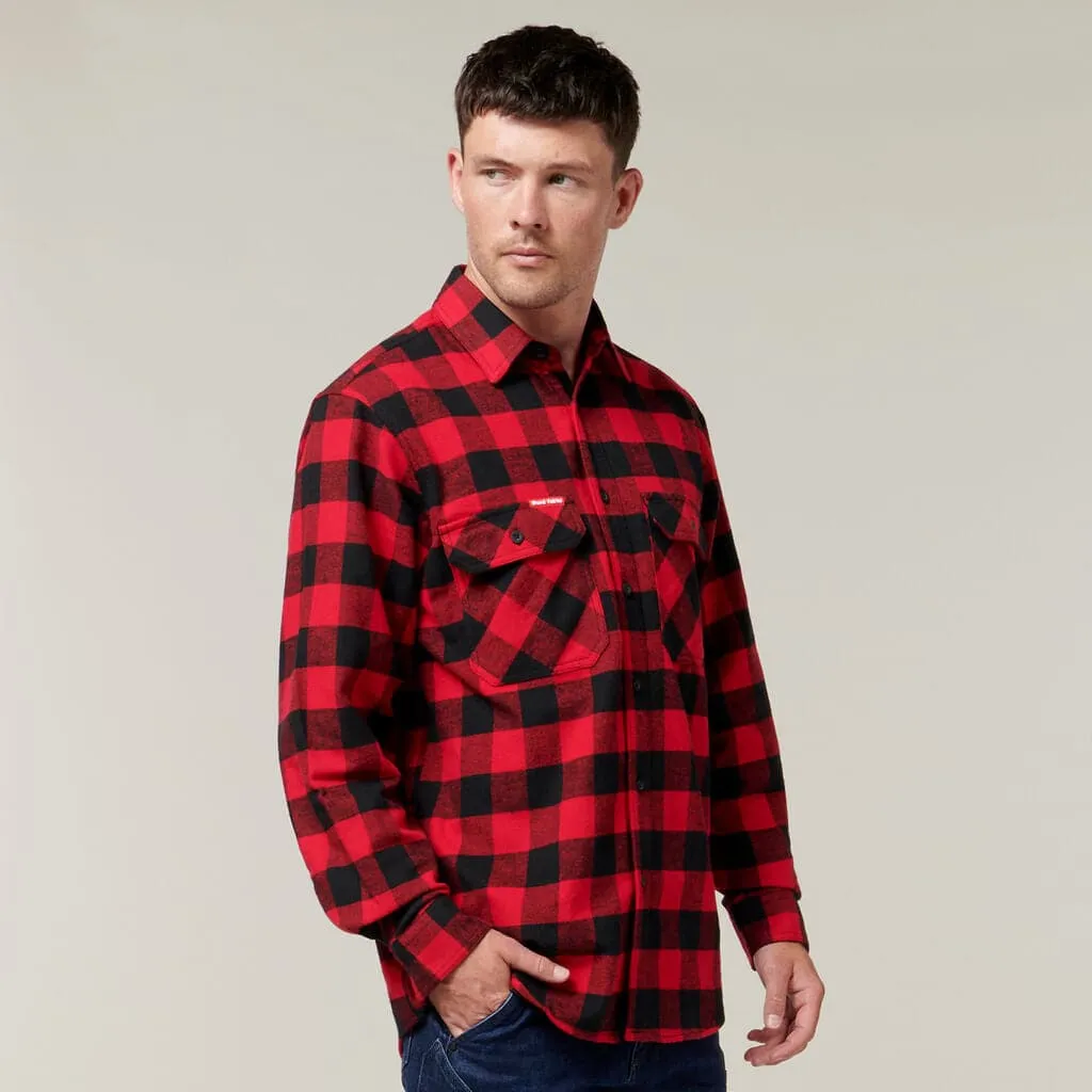 Hard Yakka Long Sleeve Check Flannel Shirt  Y07295