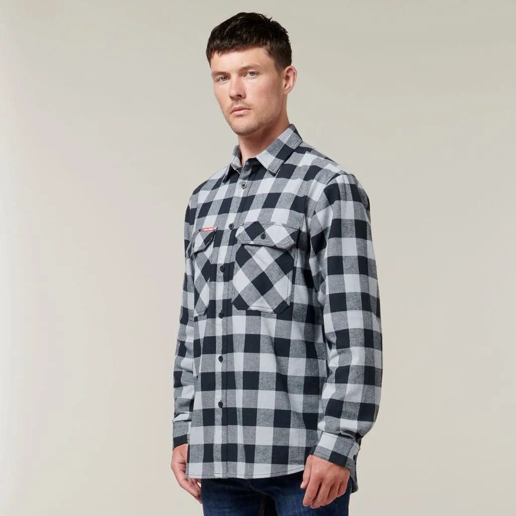 Hard Yakka Long Sleeve Check Flannel Shirt  Y07295