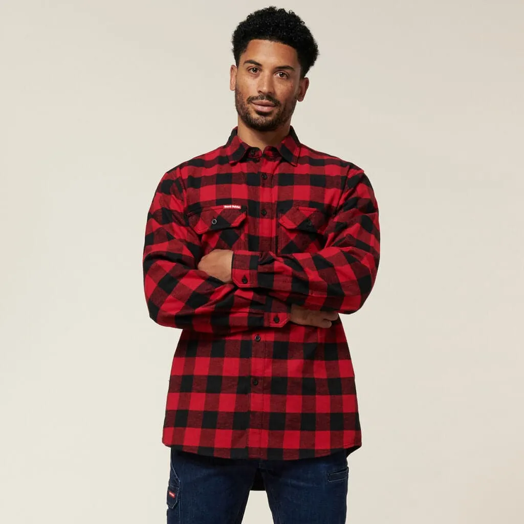 Hard Yakka Long Sleeve Check Flannel Shirt  Y07295