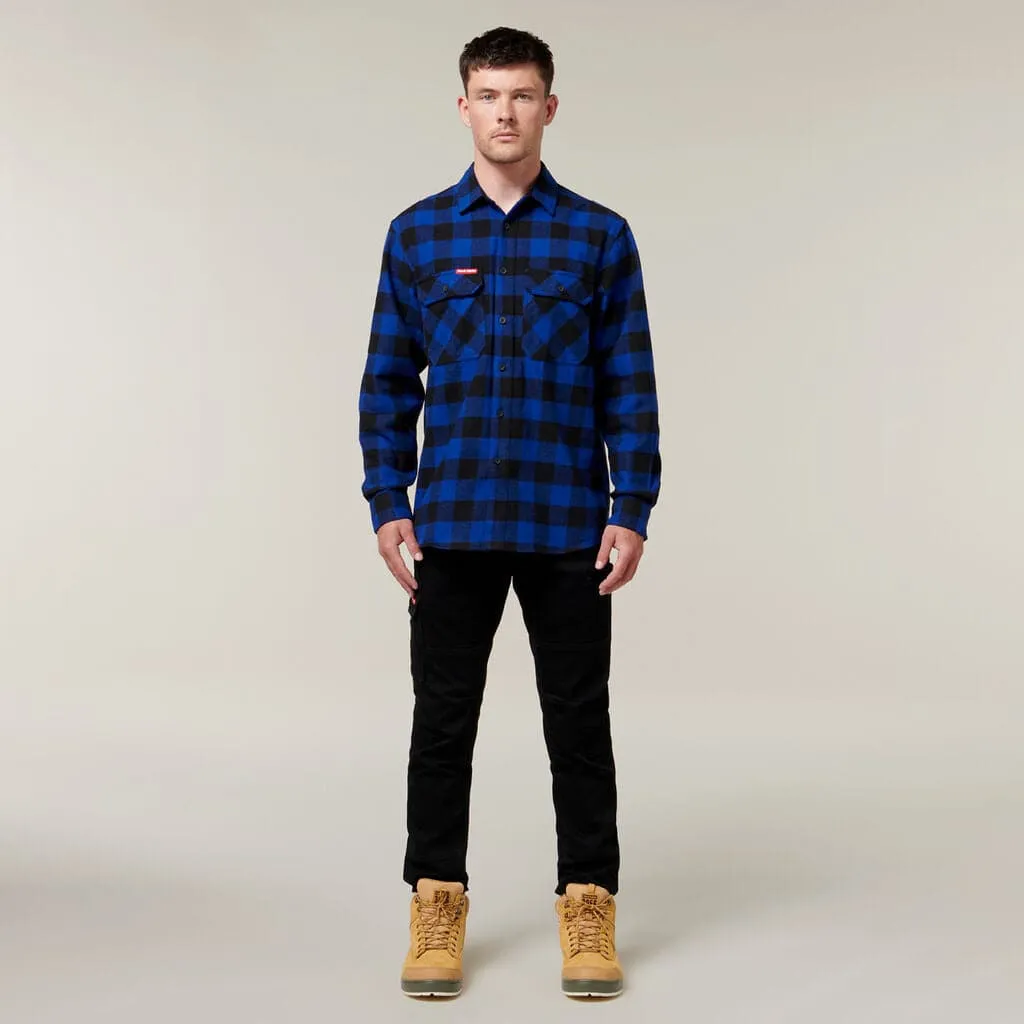 Hard Yakka Long Sleeve Check Flannel Shirt  Y07295