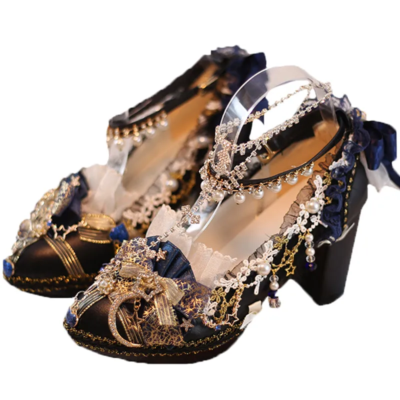 Hexagram~Constellation ~Classic High Heels Lolita Shoes