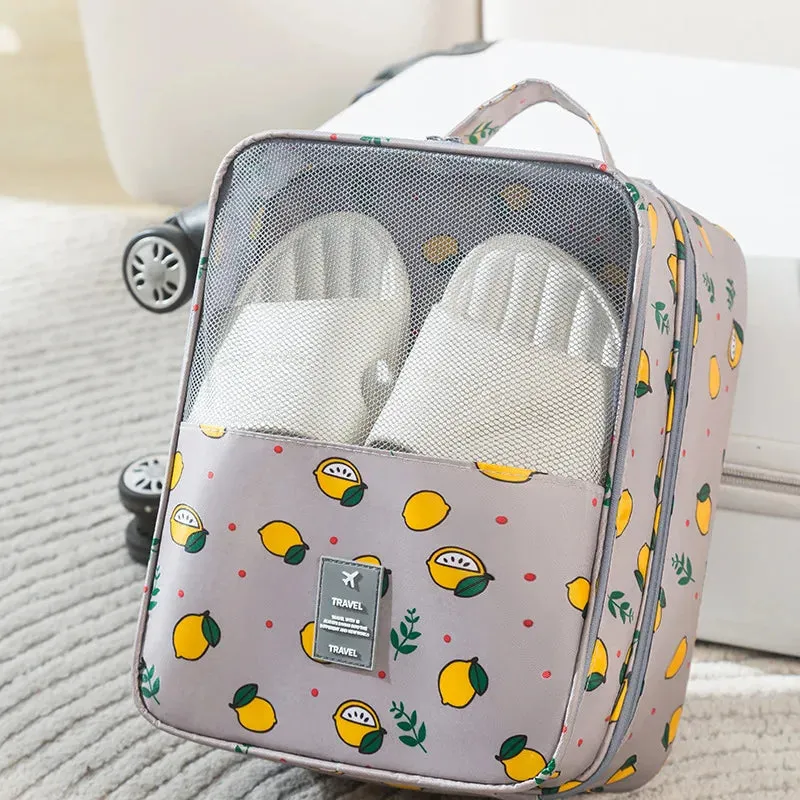 High Quality Travel Shoe Bags Holds 3 Pair of Shoes Travel Packing