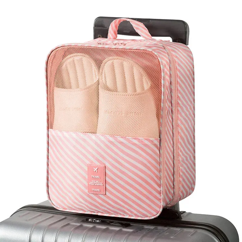 High Quality Travel Shoe Bags Holds 3 Pair of Shoes Travel Packing