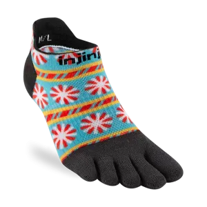 Injinji SPECTRUM Run Womens Lightweight No-Show Running Socks