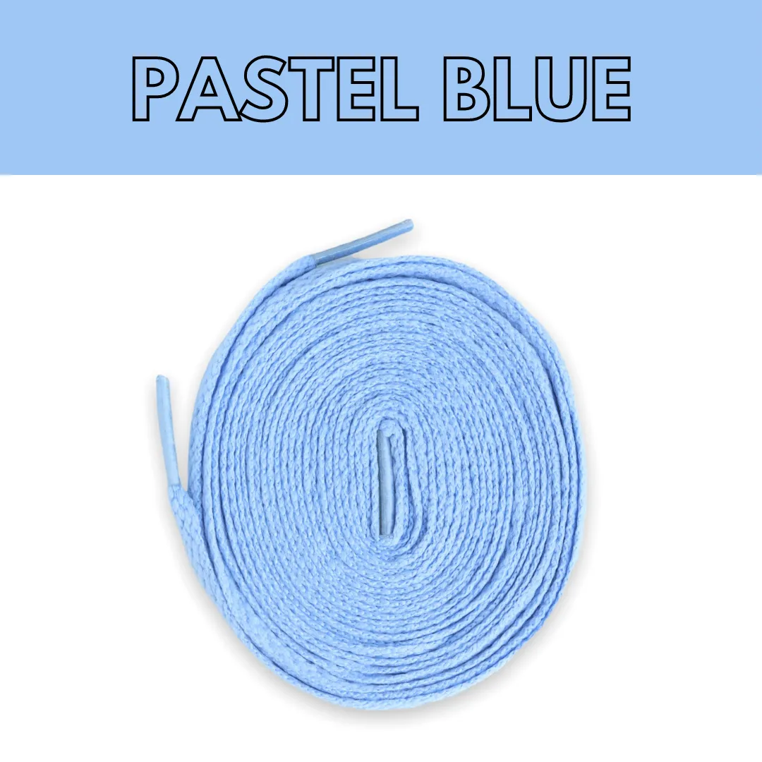 Jordan 1 Laces Basics Flat Thin - Pastel Blue Laces