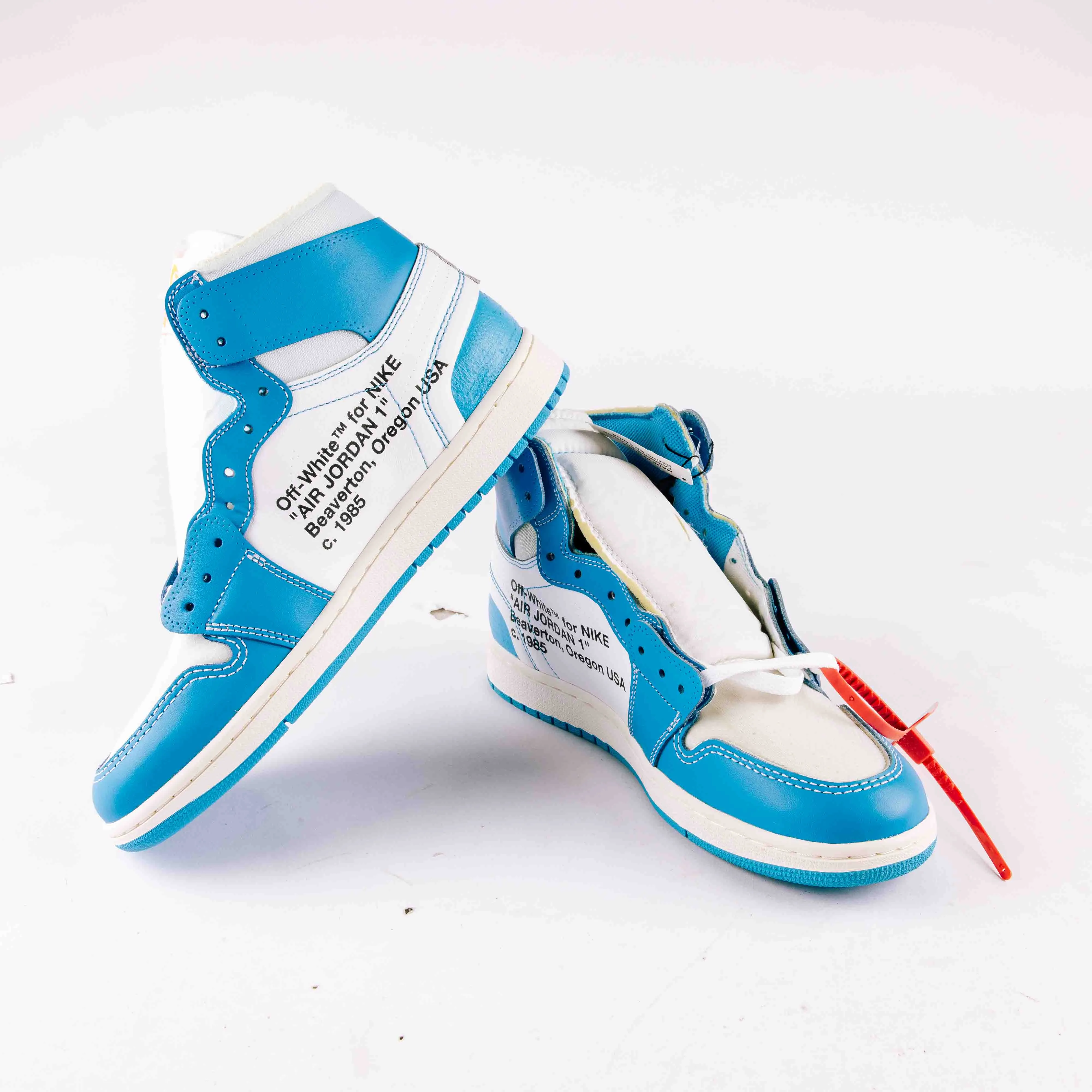 Jordan 1 Retro High Off-White University Blue - Used - 0823