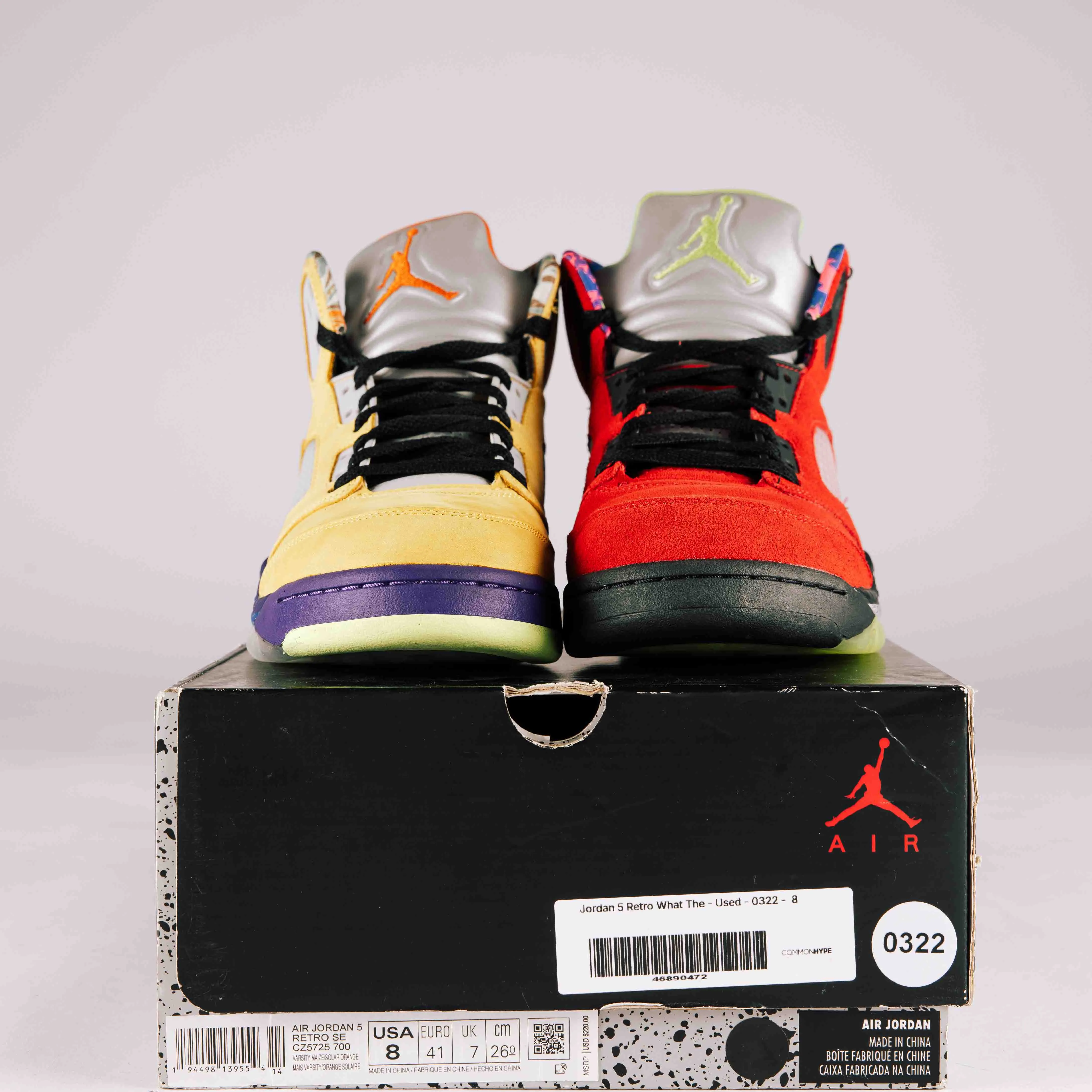 Jordan 5 Retro What The - Used - 0322