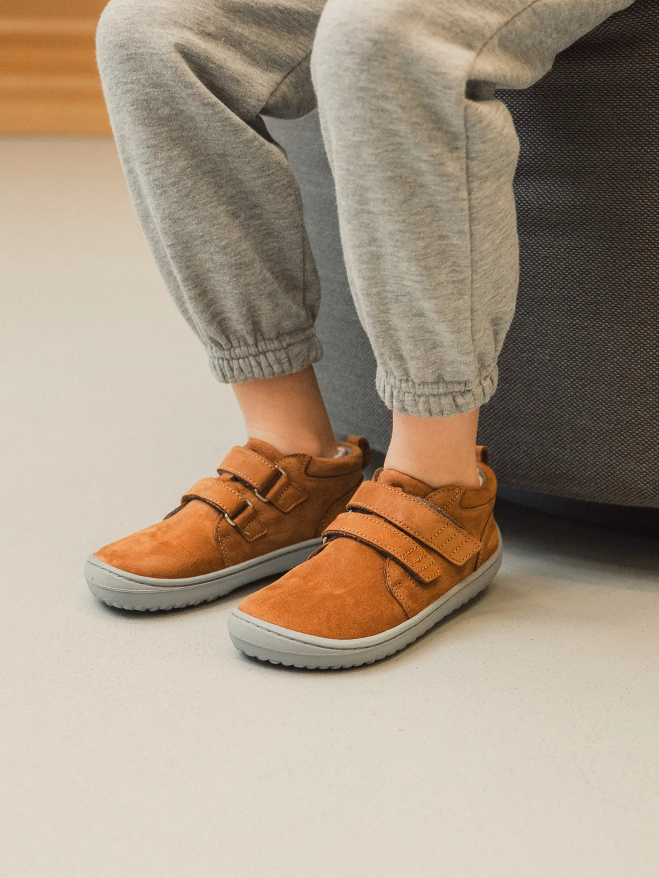 Kids barefoot Be Lenka Play - Cognac