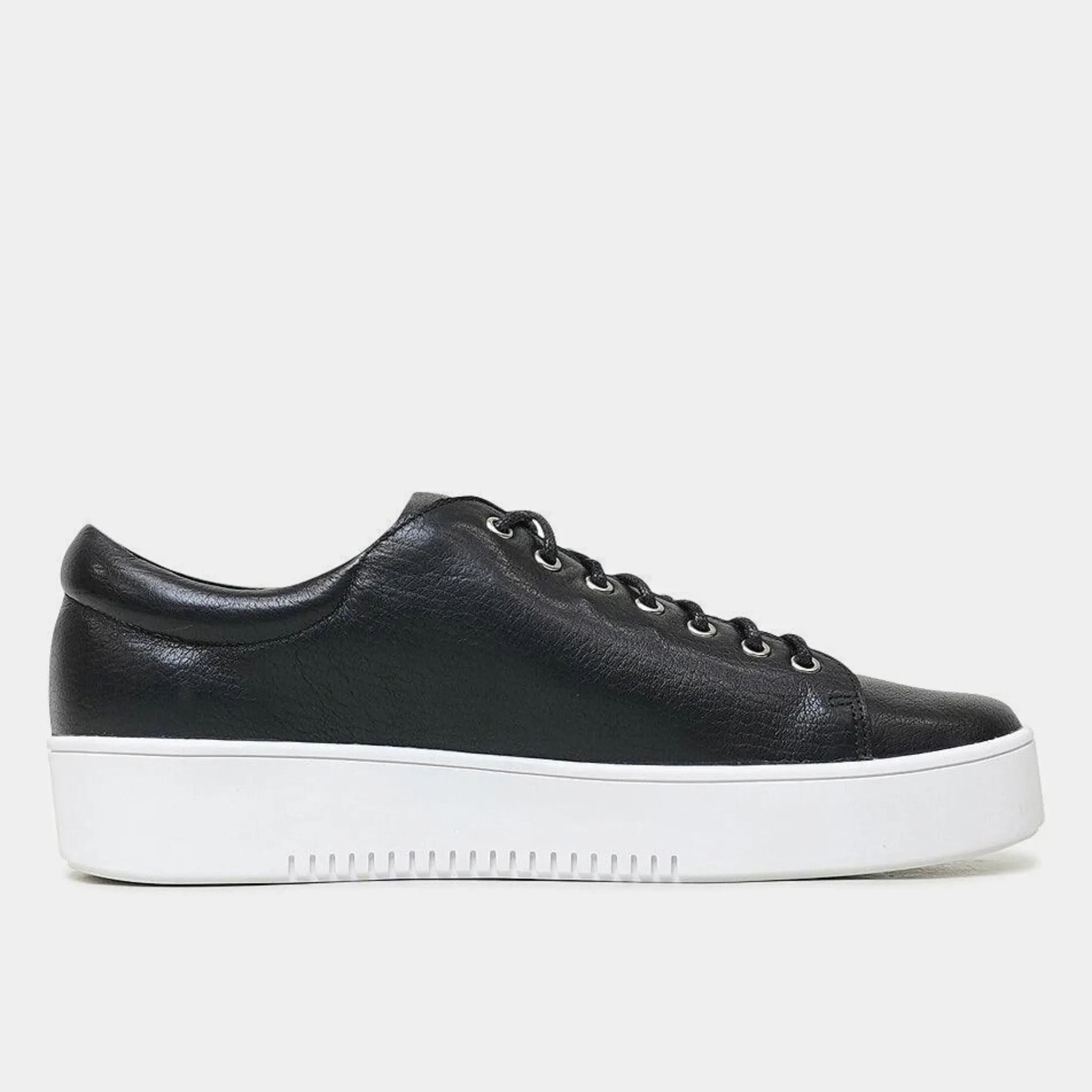 Laila Black / White Leather Sneakers