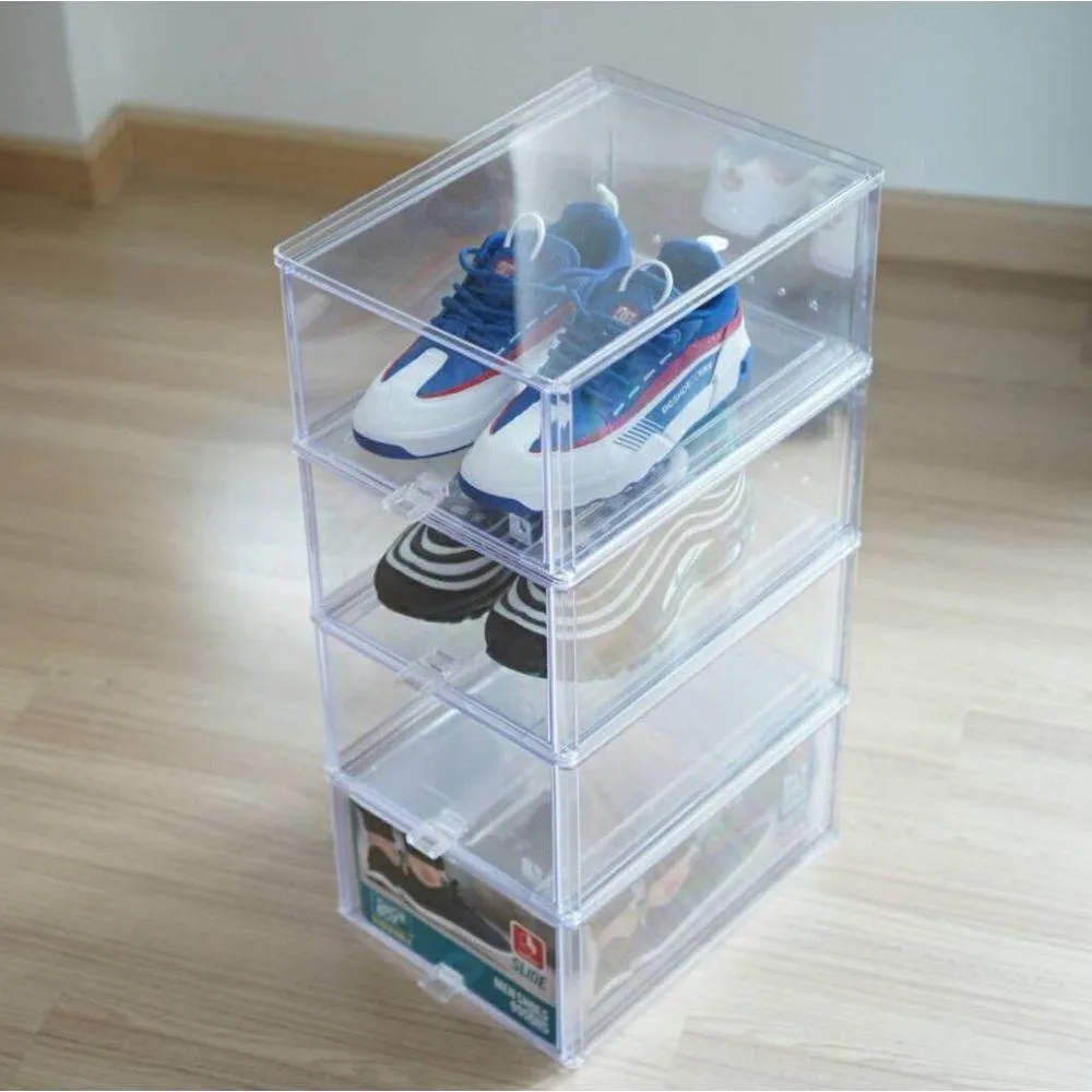 Large Stackable Acrylic Shoe Drawer