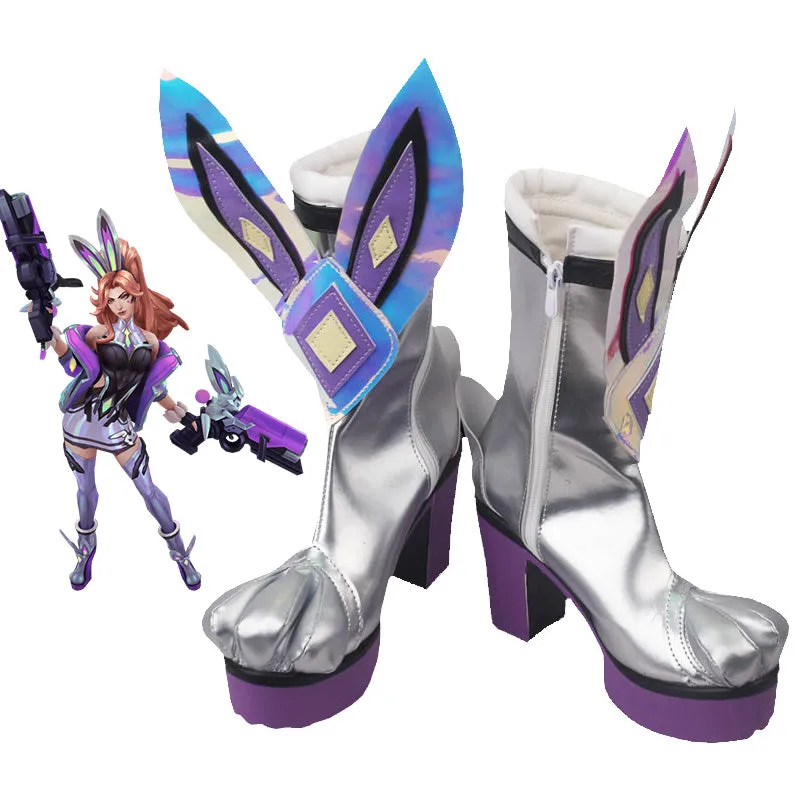 League of Legends LOL Admiral Battle Bunny Miss Fortune Cosplay Shoes