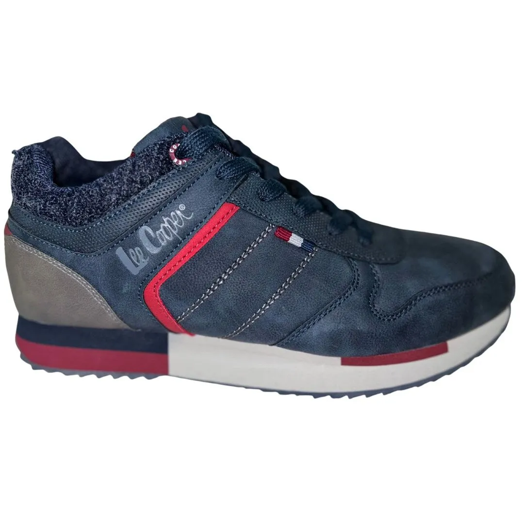 Lee Cooper Men's Shoes Navy Red Lcj-21-29-0642M