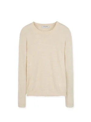 Lightweight Crew Neck_Porridge