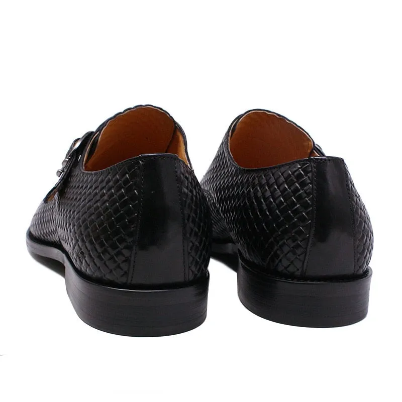 Luxury Exotic Texture Slip-On Dress Shoes