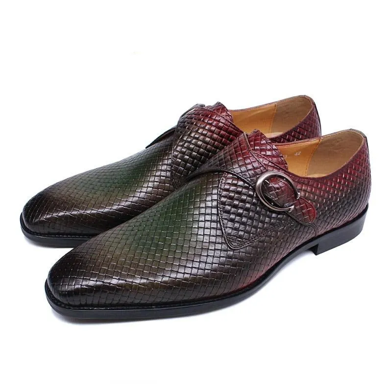 Luxury Exotic Texture Slip-On Dress Shoes