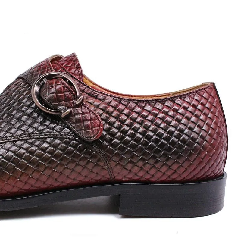 Luxury Exotic Texture Slip-On Dress Shoes