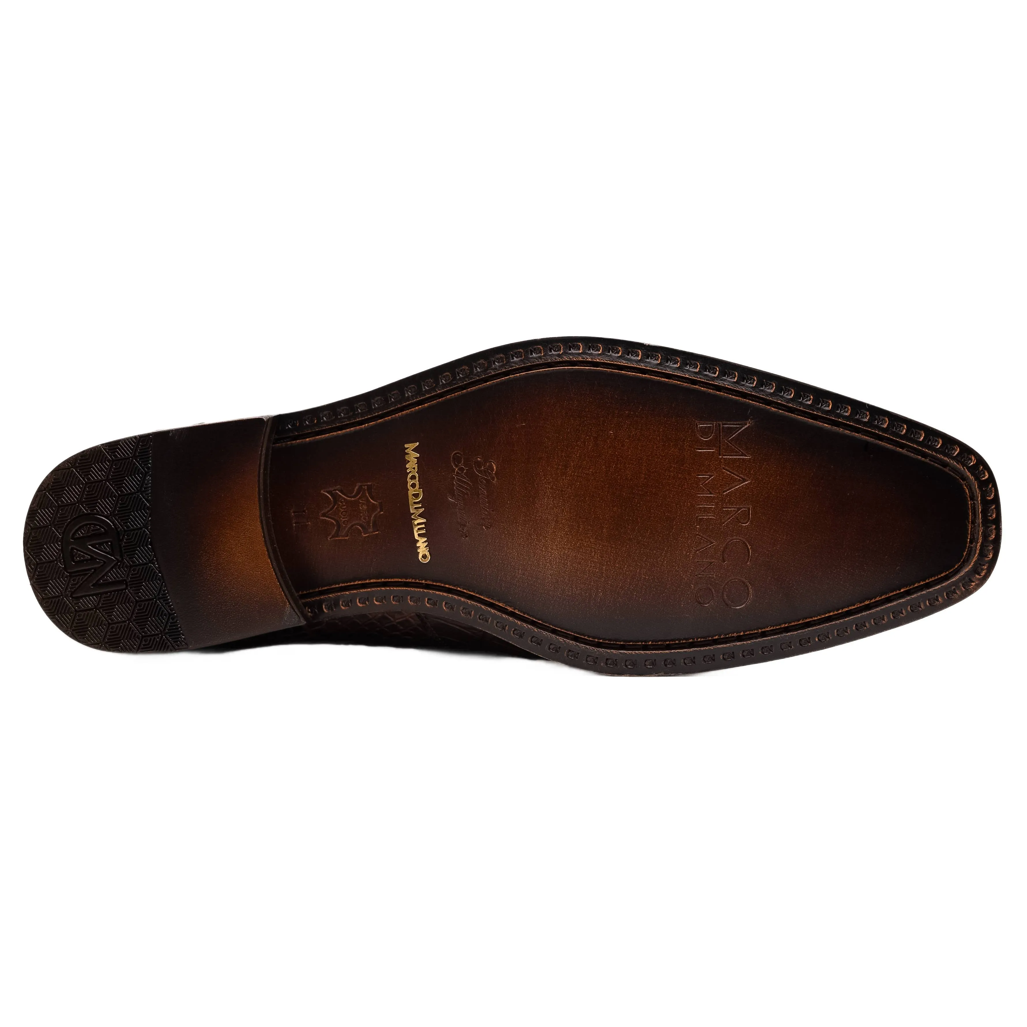 Marco Di Milano Matteo Alligator Brown