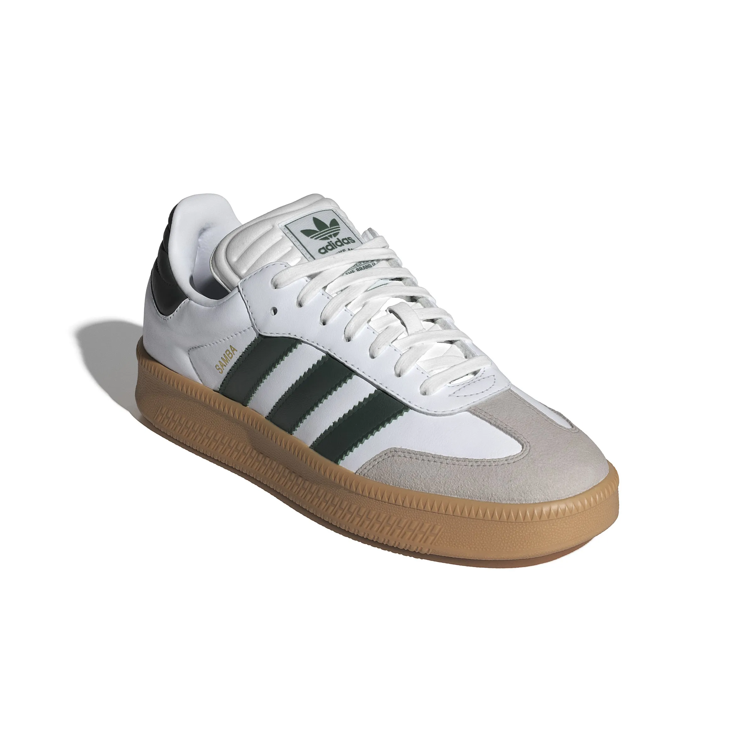 MENS ADIDAS SAMBA XLG (Cloud White / Collegiate Green / Pantone)