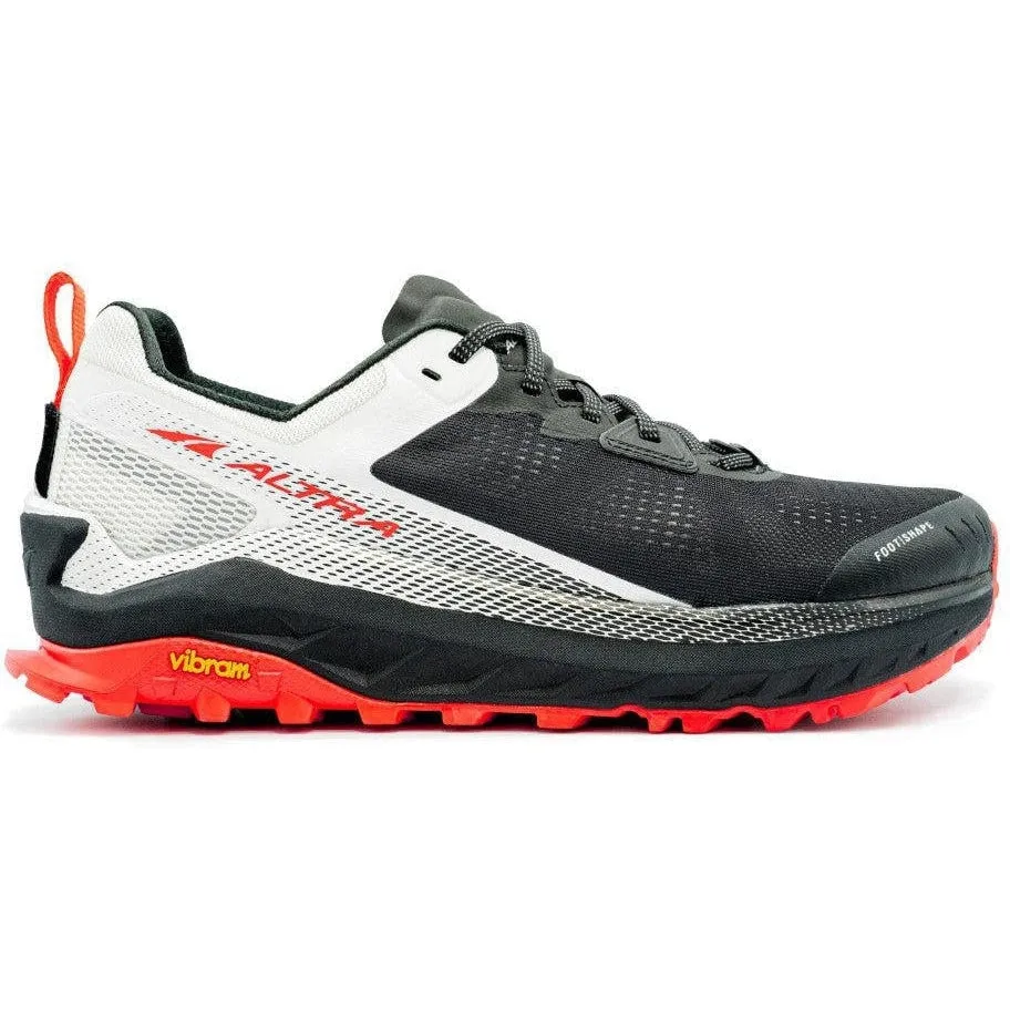 Men's Altra Olympus 4, Black/White, 11 D Medium