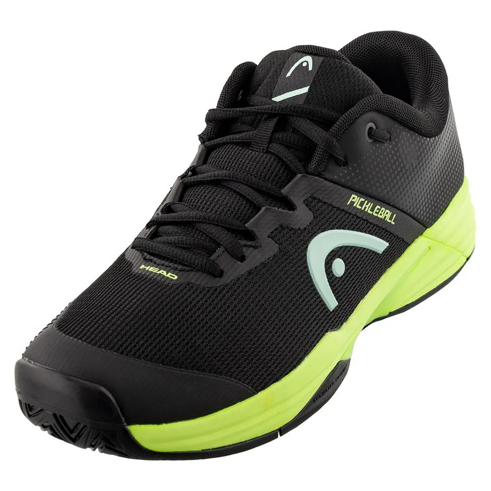 Men's Revolt Evo 2.0 Pickleball Shoes Black and Light Green