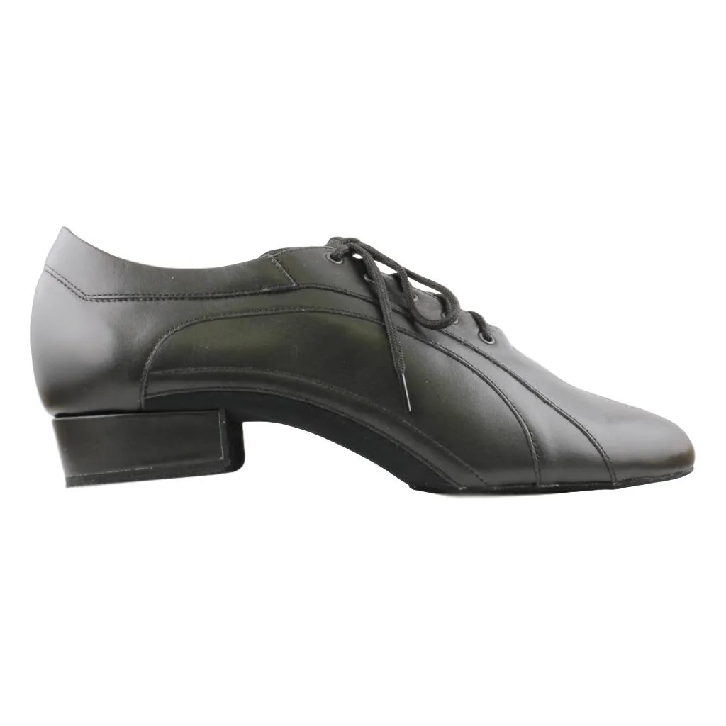 Men's Smooth Dance Shoes, 1115 Franco, Black Leather