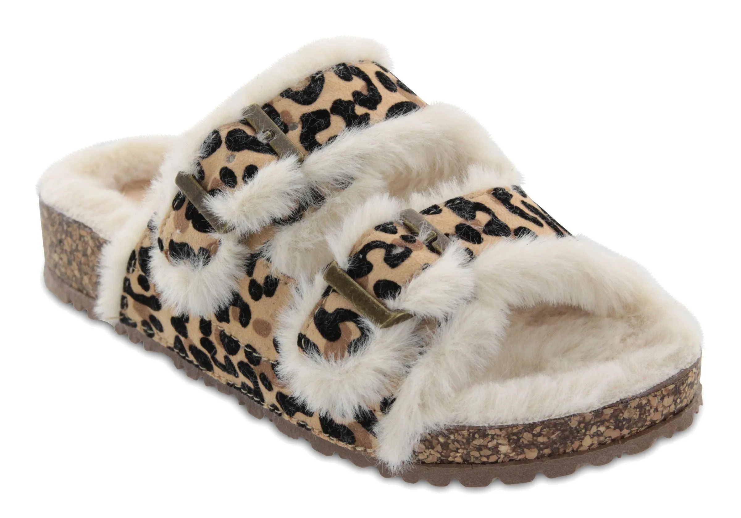 MIA Kids Rozy Fur Lined Sandals