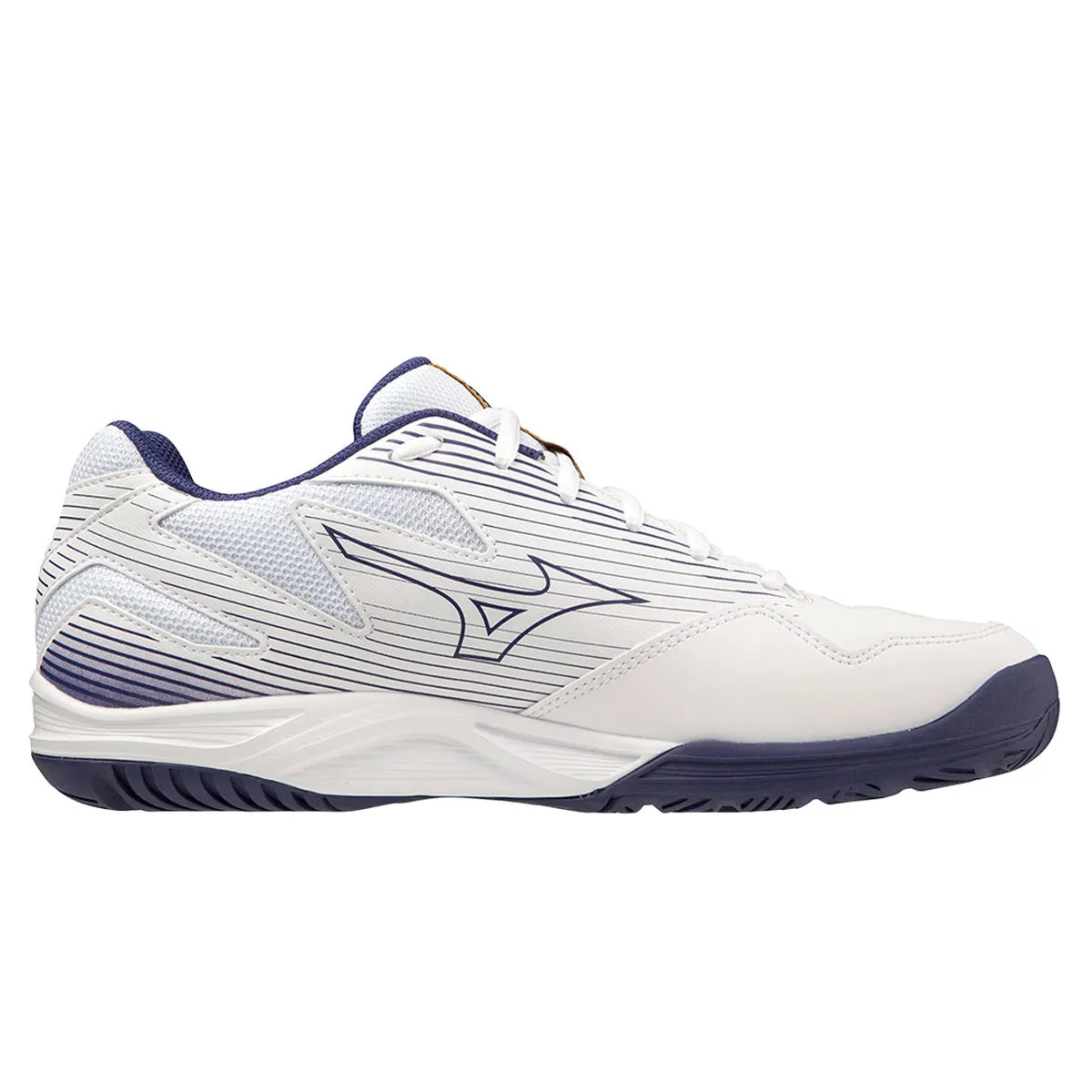 Mizuno Cyclone Speed 4 Unisex | White/blue Ribbon