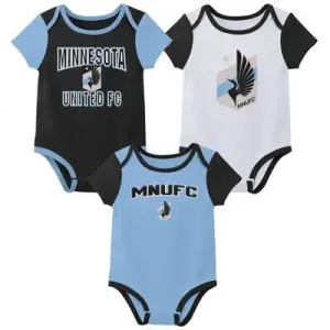 MLS Minnesota United FC Infant 3pk Bodysuit