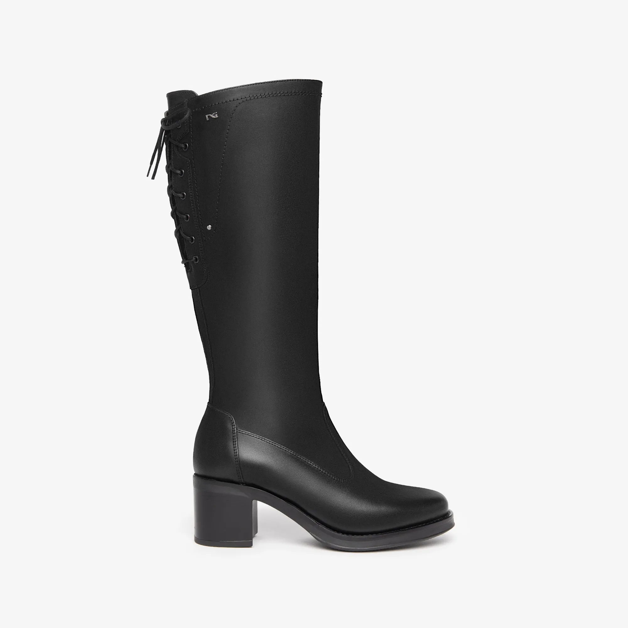 NEROGIARDINI WOMEN'S LEATHER KNEE HIGH BOOTS