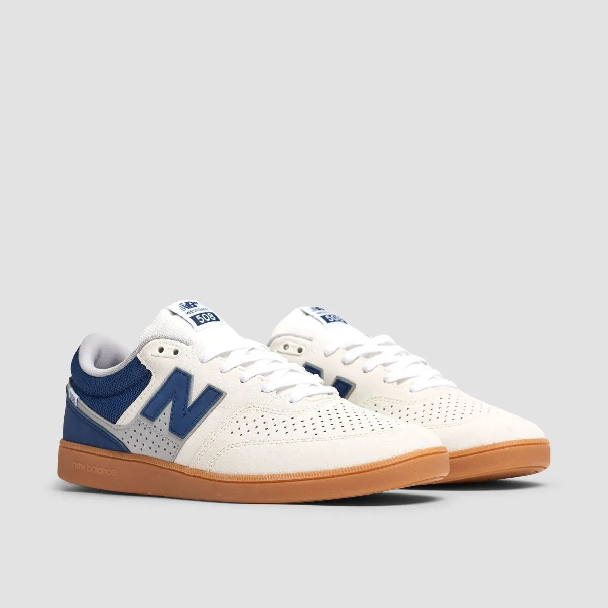 New Balance Numeric Brandon Westgate 508 Shoes - Sea Salt/Navy