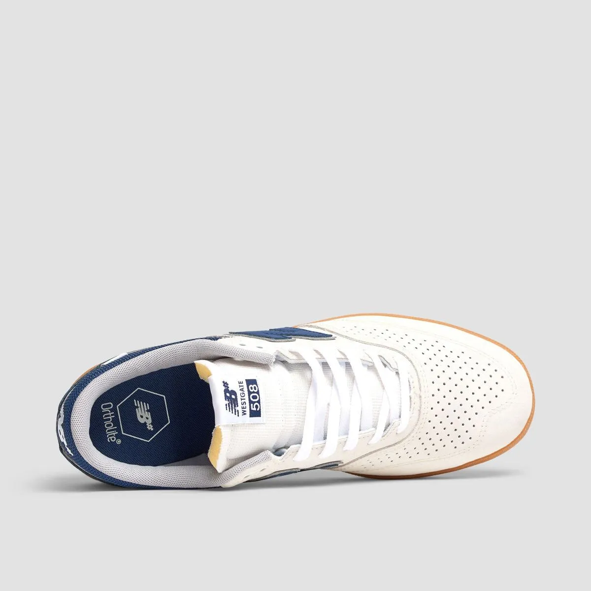 New Balance Numeric Brandon Westgate 508 Shoes - Sea Salt/Navy